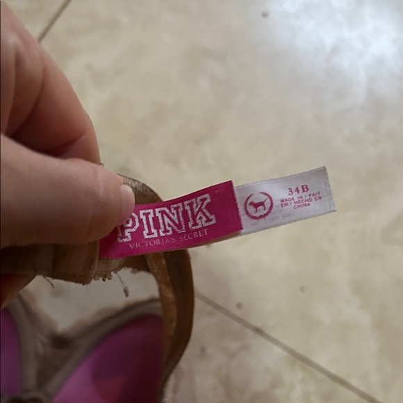 PINK Victoria's Secret Brown Lace Bra - Picture 2 of 3